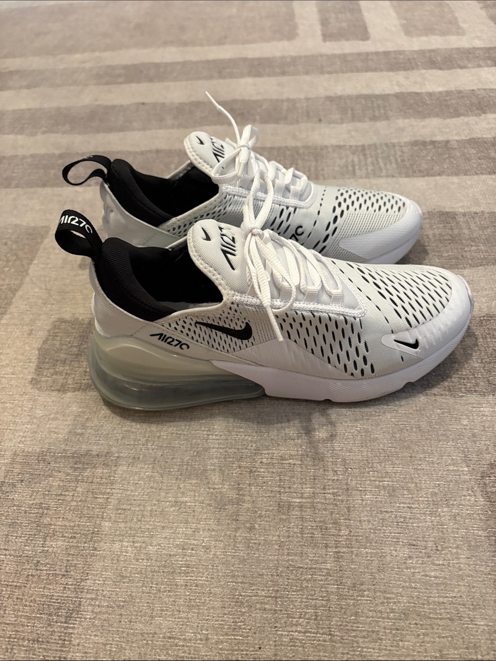 Nike Women’s Air Max 270 Sneakers - White & Black